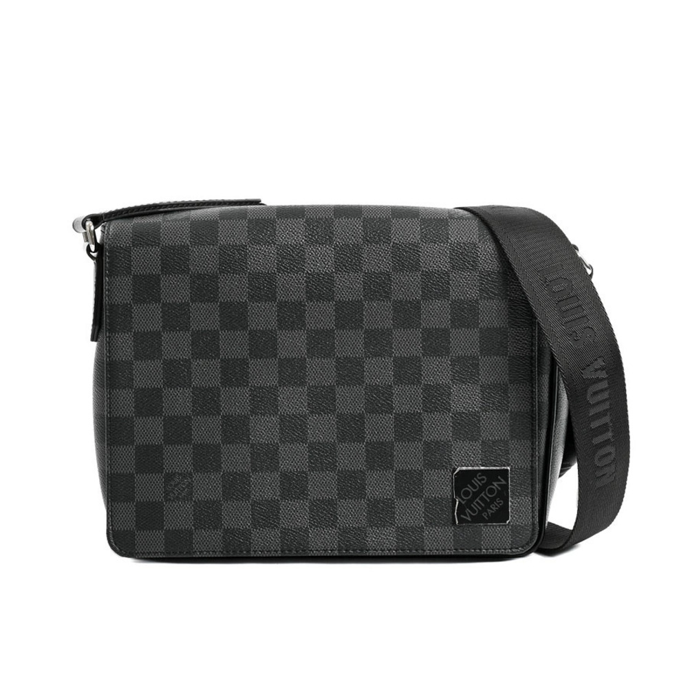 Louis Vuitton District Shoulder Bag Black